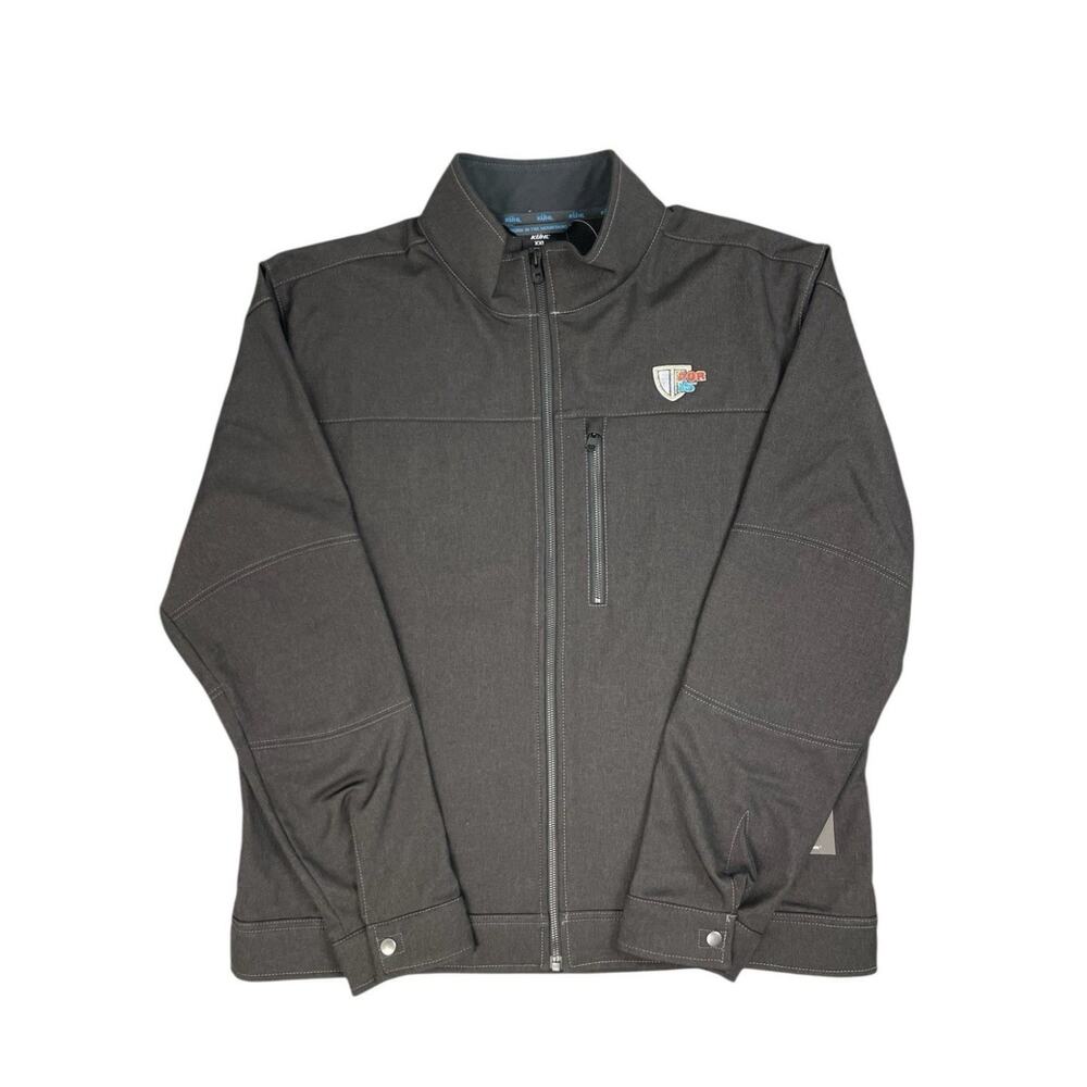 Kuhl Impakt Mens Size XXL Black Zip Fleece Lined Softshell Jacket New W/Tags